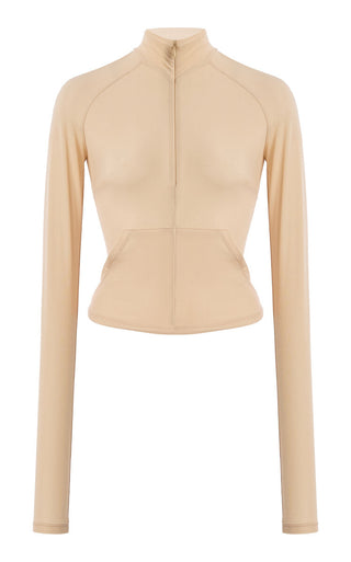 Preorder: LaQuan Smith | Long Sleeve Jacket with Front Zipper - LaQuan Smith