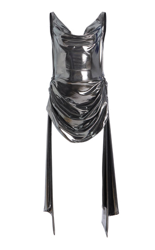 Mini Dress with Draped Detail - LaQuan Smith