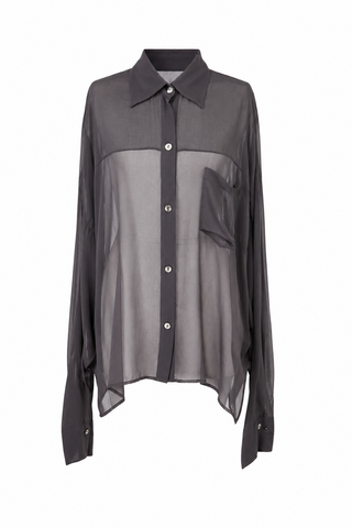 Oversized Boyfriend Blouse - LaQuan Smith