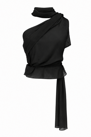 Top with Scarf Detail