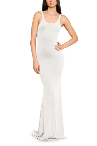 Backless Gown with Train Detail - LaQuan Smith