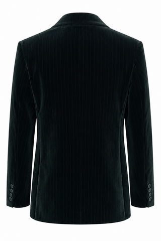 Double Breasted Jacket With Notch Lapel