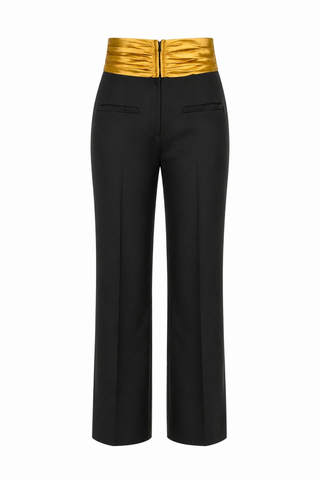 Tailored Pant with Sash Waistband