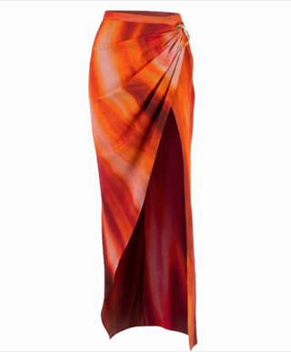 Maxi Skirt with Slit Detail - LaQuan Smith