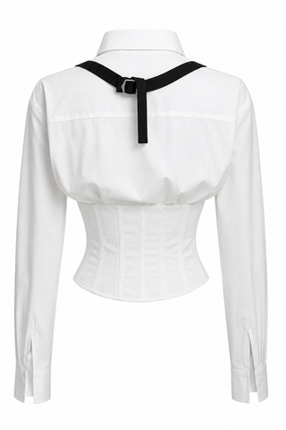 Blouse with Keyhole Detail